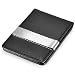 Synthetic Wallets - Smart Black Textured Grain Synthetic Leater Front Pocket Wallet Cash Case Money Holder with Driver License Credit ATM Business ID Name Card Clip