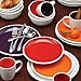 Rachael Ray Dinnerware Rise Salad Plate Set, Red