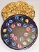Gourmet Food : Scott's Cakes Gourmet Carmel Popcorn with Peanuts in a Christmas Lights Tin