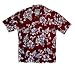 HAWAIIAN MEN'S CLASSIC FLOWER SHIRT, M, RED