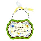 Friends Are Best Hanging Plaque