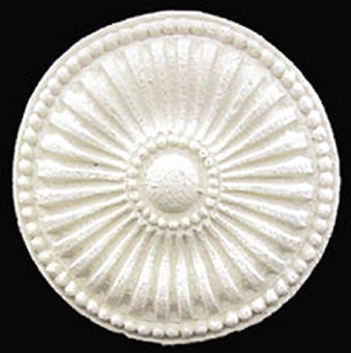 Dollhouse Miniature Round Ceiling Medallion Embellishment by Unique Miniatures