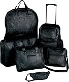 6 Piece Leather Luggage Set