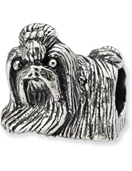 Sterling Silver Reflections Shih Tzu Bead