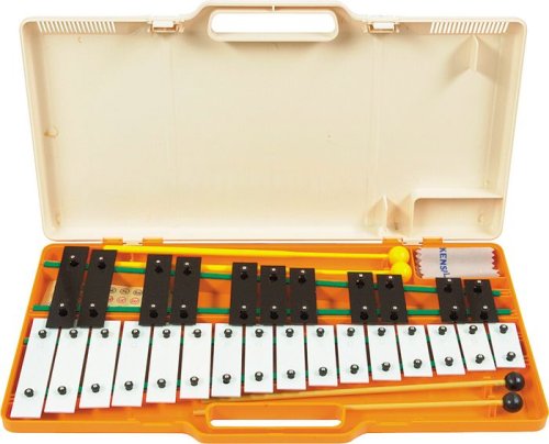 Childrens Toyshop  Musical Instruments : LMI 27 Note Bell Set with Case G-A