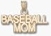 Baseball Mom Pendant - 14KT Gold Jewelry