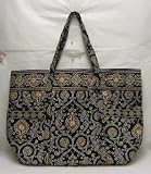 Vera Bradley Super Tote Bag Purse in Caffe Latte