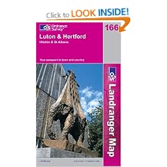 Luton and Hertford, Hitchin and St.Albans (Landranger Maps) (OS Landranger Map)