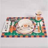 Clemson Tigers Mascot Manners 8-Piece Dinnerware Training Set by Football Fanatics