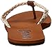 Reef Women's Twisted Sky Flip Flop, Cream, 8 M US