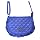 Small Quilted Cross Body Fashion Bag Cobalt Blue
