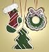 Set of 12 Assorted Christmas Cookie Sugared Ornaments to Personalize #26727