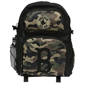 Boston Red Sox - Logo Camo Youth Backpack W/ Bottle