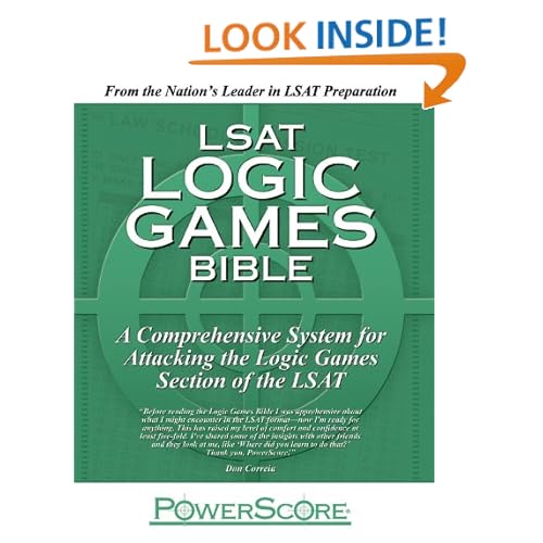 The PowerScore LSAT Logic Games Bible