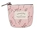 niceEshop(TM) Portable Canvas Flower Coin Purse Pouch Bag Key Case,Light Pink