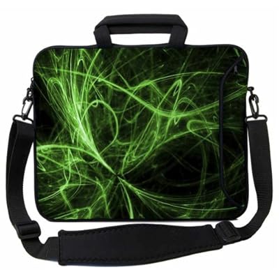 Designer Sleeves 13.0" Executive Laptop Sleeve - Green Neon Lights