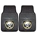 FANMATS 10508 Buffalo Sabres 2-Piece Heavy Duty Vinyl Car Mat Set, Front Row Floor Mats, All Weather Protection, Universal Fit, Deep Resevoir Design