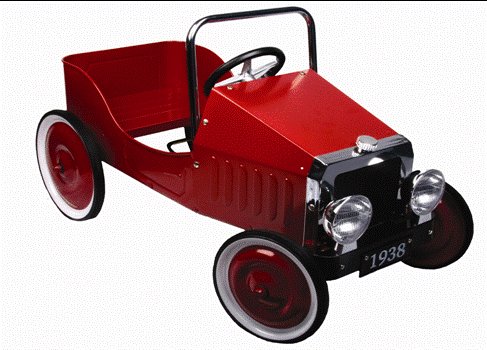 Childrens Toyshop  Toys : Classic 1938 Pedal Car Square Grille