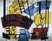 Photographic Prints of LEGER BUILDERS, 1950. The Builders. Stained glass, 1950, by Fernand from Granger Art on Demand