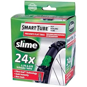 Slime Smart Tube Schrader Valve Bicycle Tube (24 x 1.75-2.125) by 