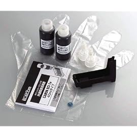 ELECOM キヤノン用詰め替えインク BCI-3eBK対応 THC-3EBK4