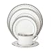 Lenox Timeless Bone China Platinum Banded 5-Piece Place Setting, Service for 1