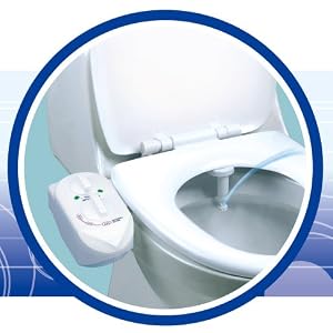 Luxe Bidet MB210 Fresh and Hot Water Spray Non-Electric Bidet Toilet Seat Attachment
