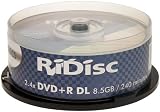 Ridisc branded dvd+r Dual Layer 8.5GB 2.4x 25 cake