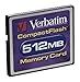 Verbatim Carte CompactFlash (CF) - Carte Memoire Flash - 512 Mo