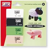 Farm Animals making Kit clay type Fimo Soft