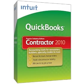 QuickBooks Premier Contractor 2010, QuickBooks Premier Contractor 2010 review, quickbooks premier contractor edition, contractor guide to quickbooks pro, quickbooks pro contractor edition