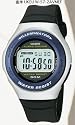 Casio - W-57-2AVMEF - Montre Homme - Quartz Digitale - Bracelet en Résine Noire - Bleu