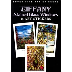 Tiffany Stained Glass Windows: 16 Art Stickers (Fine Art Stickers)
