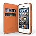 Cellto iPhone SE Case, PU Leather Wallet Cover Stand and Reversible Magnetic Flap Flip Cover for Apple iPhone SE/iPhone 5S / iPhone 5 - Black/Brown