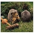 Folkmanis Plush Hedgehog Puppet 7"