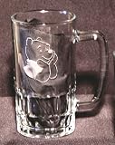 Winnie The Pooh 20 oz. Etched Glass Beer Stein