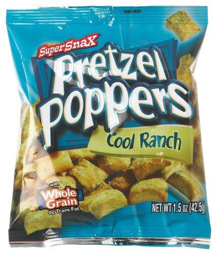 Pretzel Poppers Cool Ranch, 1.5-Ounce Units (Pack of 100) by Pretzel Poppers