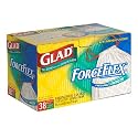 Glad Drawstring ForceFlex Tall Kitchen Bags, 13 Gallon, 38-Count Bags, Case of 6 (228 Bags)
