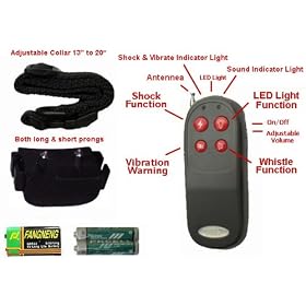 4 IN 1 REMOTE CONTROL DOG TRAINING SHOCK COLLAR