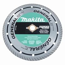 Makita A-94596 4-1/2-Inch Turbo Rim Diamond Masonry Blade