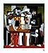 Three Musicians, c.1921 Abstract Art Poster Print by Pablo Picasso, 21x23