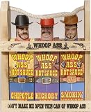 Whoop Ass Wooden Crate Hot Sauce Gift Set by Southwest Specialties