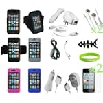 SAVE $27.00 - CrazyOnDigital Accessories Kit for New Apple iPhone 4G $12.99
