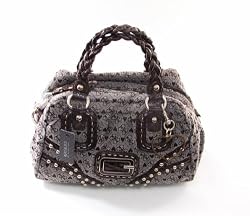 Guess Heartbreaker Satchel Handbag Brown