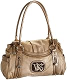 KATHY Van Zeeland Money Talks Flap Satchel,Latte,one size