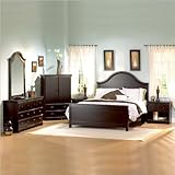 South Shore Mountain Lodge Collection Ebony Low Profile Bed 2 Piece Bedroom ....