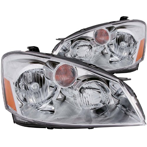 AnzoUSA 121294 Crystal Clear/Amber Headlight for Nissan Altima - (Sold in Pairs) On Sale