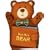 Bye-Bye Bear Hand-Puppet Cloth Book