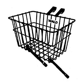 Wald 198 Front Bicycle Basket (14.5 x 9.5 x 9, Black) by 