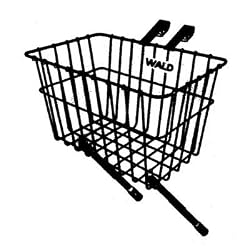 Wald 198 Front Bicycle Basket (14.5 x 9.5 x 9, Black)